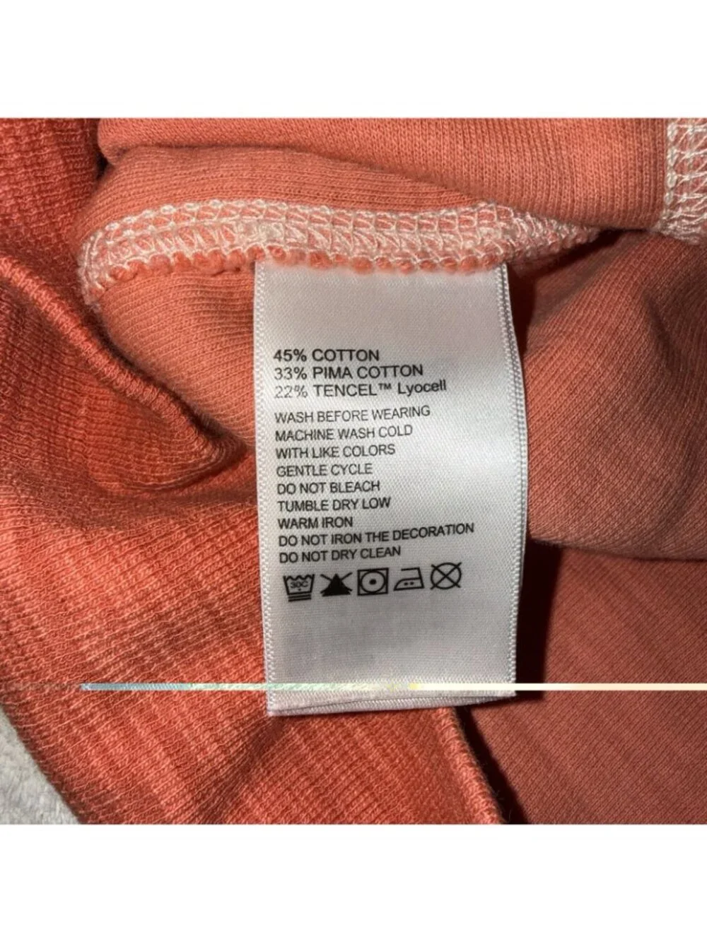Tommy Bahama Men's Size XL Tropical Peach Tobago Bay Horizon Pullover Hoodie